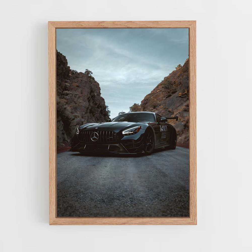Poster Amg gt r pro élégant – affiche Mercedes (vue 4)